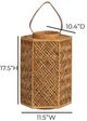 TOV Furniture Andi Natural Rattan Lantern-2