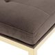 Michael Amini® Dahlia Chocolate Brown Accent Bench-5