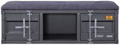 ACME Furniture Cargo Gray/Gunmetal Youth Storage Bench