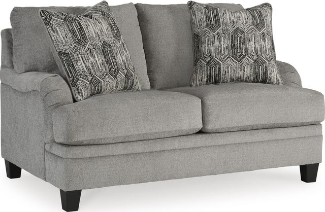 Benchcraft® Davinca Charcoal Loveseat-0