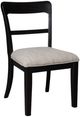 Signature Design by Ashley® Chadworth Black Upholstered Dining Side Chair-0