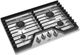 Whirlpool® 30" Stainless Steel Gas Cooktop-2