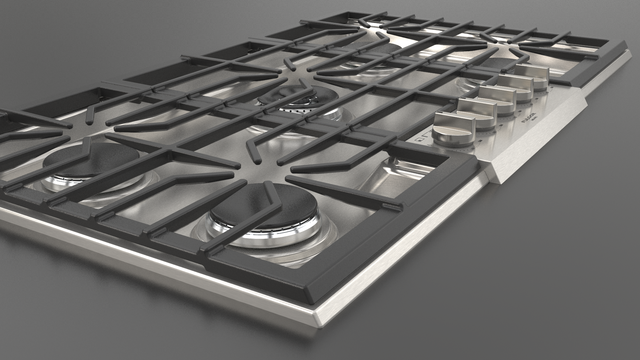 Fulgor Milano 36" Stainless Steel Professional Gas Cooktop-3
