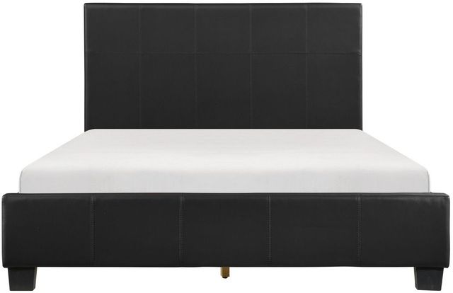 Homelegance® Lorenzi Black Queen Platform Panel Bed-2