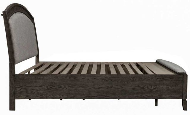 Liberty Furniture Avalon Coffee Bean/Oatmeal Upholstered King Panel Storage Bed-3