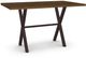 Amisco Customizable Alex Thermo Fused Laminate Counter Height Table with 1.63" Tabletop-0