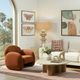 Dovetail Furniture Reyan Beige/Natural Coffee Table-1
