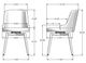 Amisco Customizable Giulia Swivel Dining Side Chair-3