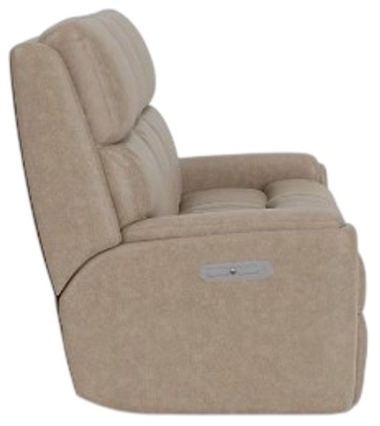 Flexsteel® Customizable Rio Power Reclining Sofa with Power Headrests-2