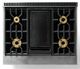 Viking® 7 Series 36" Slate Blue Pro Style Dual Fuel Range with 12" Reversible Griddle-4