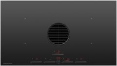 Fisher & Paykel Series 9 36" Black Glass Induction Cooktop