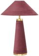 TOV Furniture Graham Burgundy Velvet Table Lamp-0