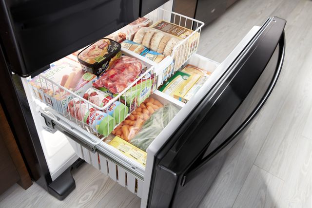 Whirlpool® 36 in. 24.7 Cu. Ft. Black Freestanding French Door Refrigerator-1