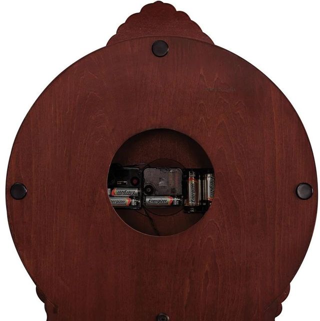 Coaster® Narcissa Brown Red Grandfather Clock With Chime-2