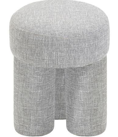 Meridian Furniture Larson Grey Ottoman/Stool					-1