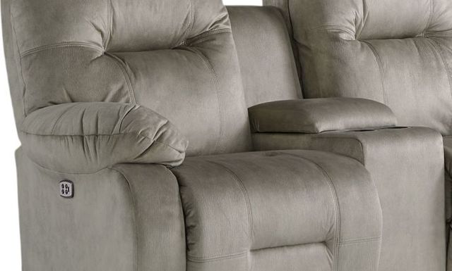 Best® Home Furnishings Customizable Brinley Power Reclining Space Saver® Loveseat with Console and Tilt Headrest-1