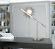 Cal® Lighting & Accessories Auray Brushed Steel Desk Lamp-1