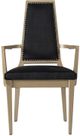 A & B Home Black Arm Chair-1