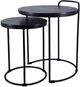 A & B Home Perisa Black Nesting Tables-0