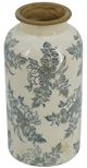 A & B Home Beige/Gray Vase-1