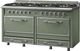 Viking® Tuscany 66" Eucalyptus Pro Style Dual Fuel Range with 2 Induction-2