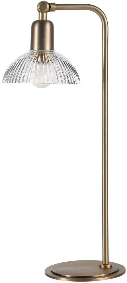 Renwil® Samos Antique Brushed Brass Lamp-0