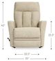 La-Z-Boy® Ezra Platinum Manual Wall Recliner-5