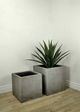 Le Present Betona Kube Grey 18" Planter-5