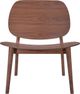 Zuo® Modern Priest Walnut Lounge Chair-1