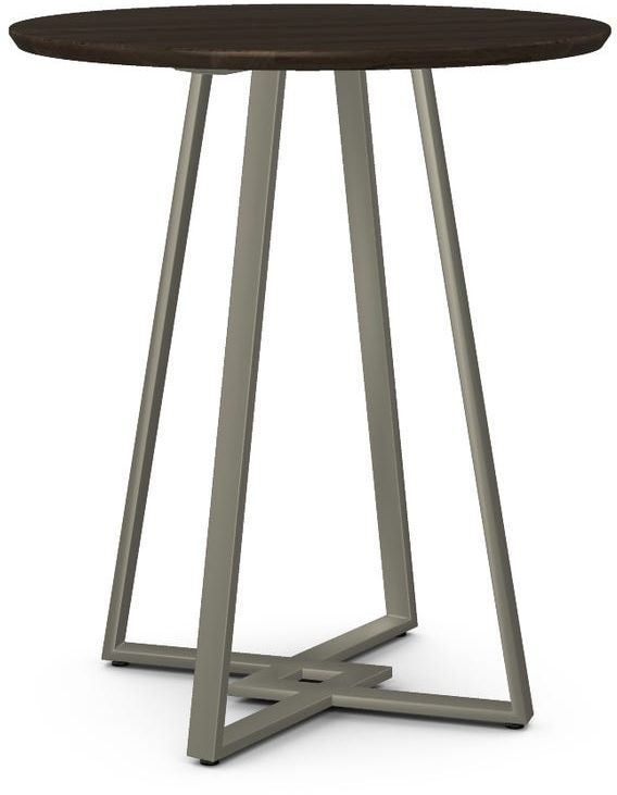 Amisco Customizable Dirk Solid Ash Bar Table with 36" Tabletop-0