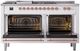 Ilve® Nostalgie II Series 60" Custom RAL Color Pro Style Dual Fuel Range-1