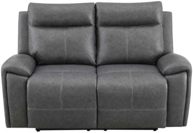 Steve Silver Co. Gaston 3-Piece Gray Manual Reclining Set-3