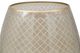 A & B Home Brown/Gold Luster Cross Cut Candle Holder-1