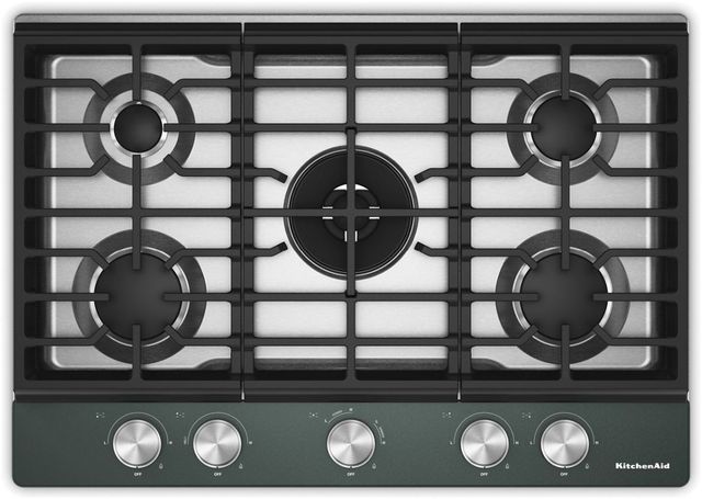 KitchenAid® 30"Juniper Gas Cooktop with 5 Burners and Integrated Wok Grate-4