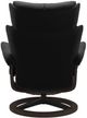 Stressless® by Ekornes® Customizable Magic Large Manual Recliner and Ottoman with Signature Base-4