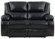 Coaster® Camila Black Manual Reclining Loveseat-2