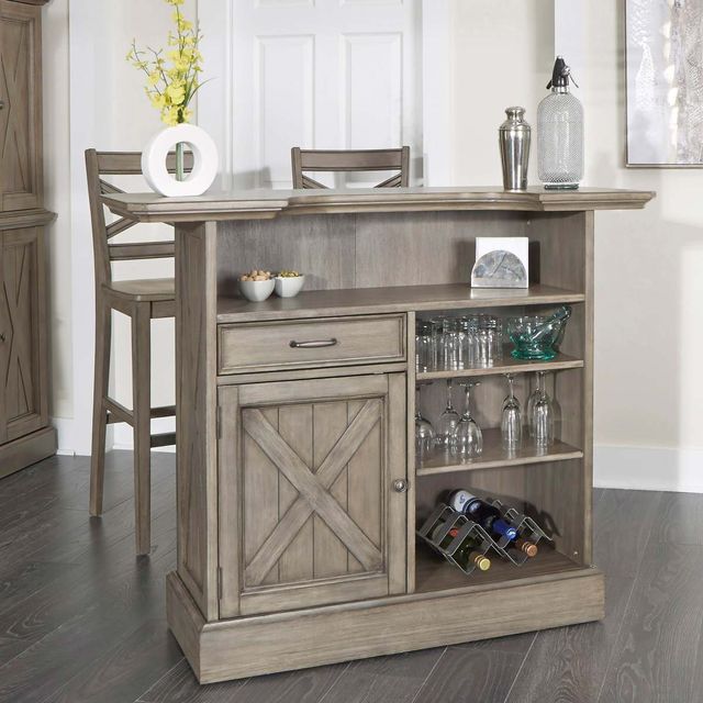 homestyles® Mountain Lodge 3-Piece Gray Bar Set-2