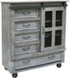 Horizon Home® Urban Rustic Gray Barn Door Chest-0