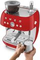 Smeg 50's Style Red Espresso Machine-5