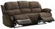 Homelegance® Cranley Chocolate Manual Double Reclining Sofa-0