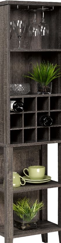 Brassex Inc. Grey Wine Bar-1