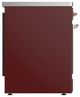 Ilve® Majestic III 30" Burgundy Pro Style Induction Range with Solid Door and Copper Trim-3