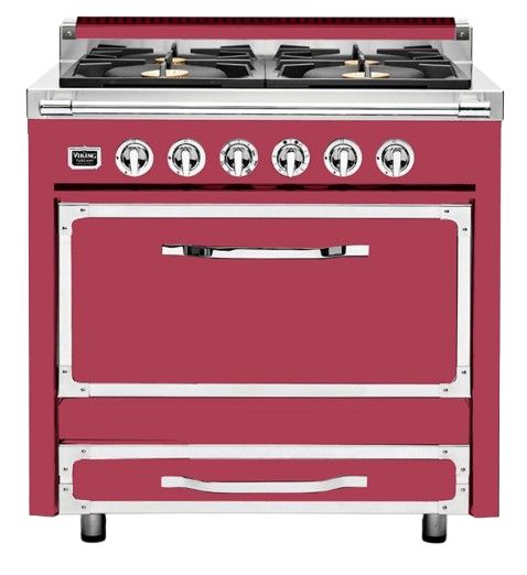 Viking® Tuscany 36" Valentine Pro Style Dual Fuel Range-0