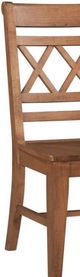 John Thomas Furniture® Farmhouse Chic Bourbon Double X-Back Side Chair-1