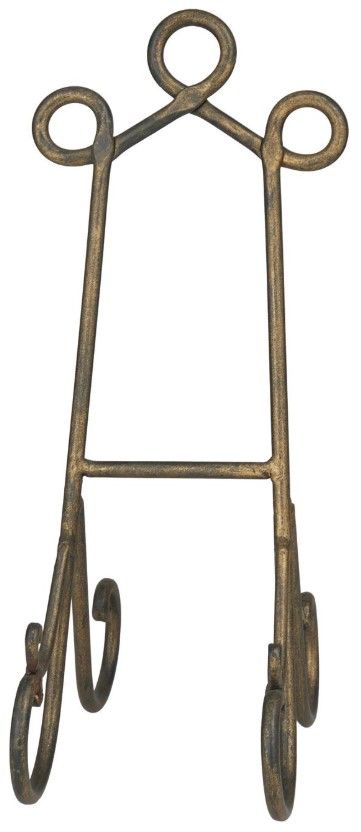 Deco Marche Gold Scroll Display Easel-1