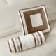Olliix by Madison Park Genevieve 7 Pieces Brown and Taupe Queen Comforter Set-3