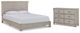 Signature Design by Ashley® Hollentown 2-Piece Whitewash Queen Panel Bed Set-0