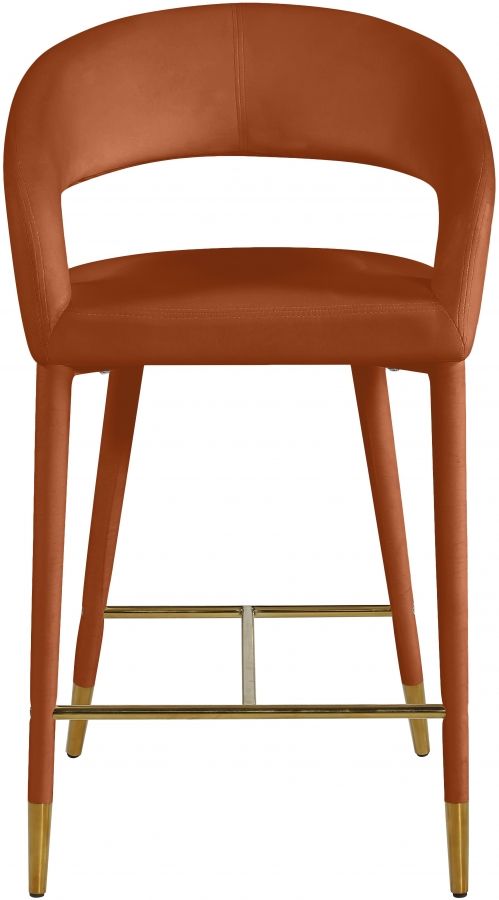 Meridian Furniture Destiny Cognac Counter Stool-1