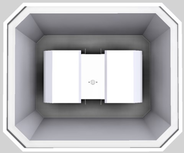 Vent-A-Hood® Designer Series 36" White Island Range Hood-1