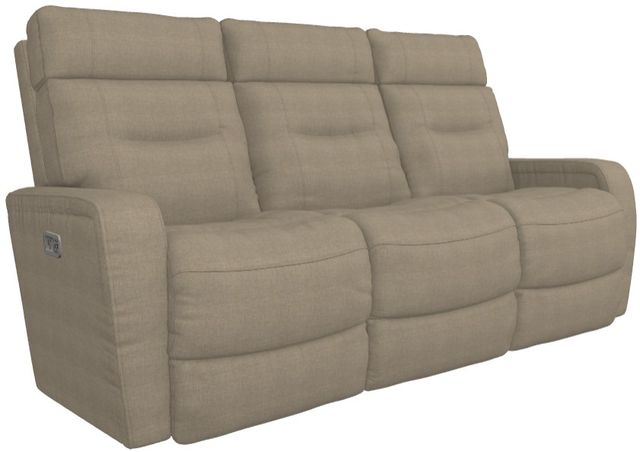 La-Z-Boy® Baron Brindle Power Wall Reclining Sofa with Headrest and Lumbar-0